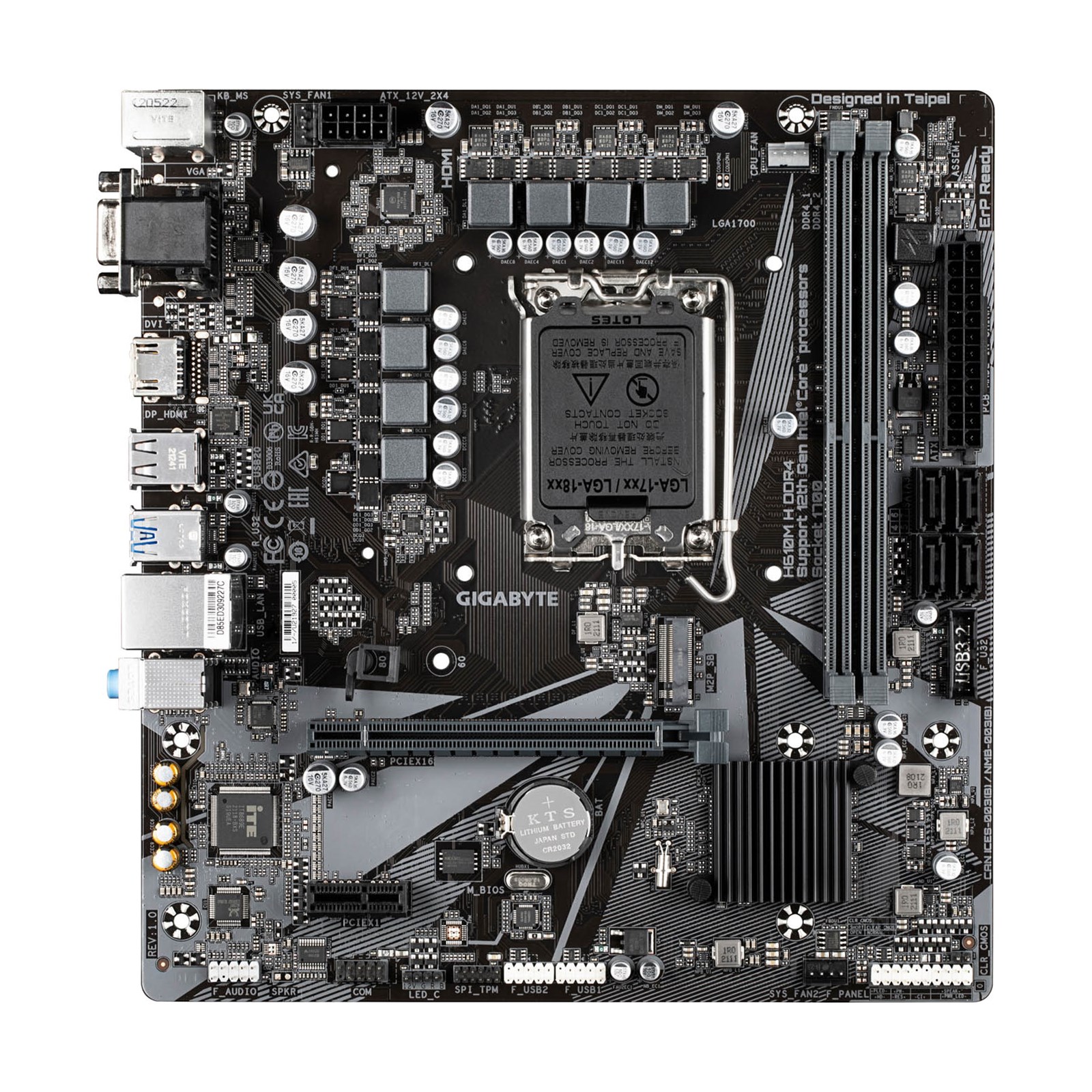 Gigabyte H610M H DDR4 Intel Motherboard